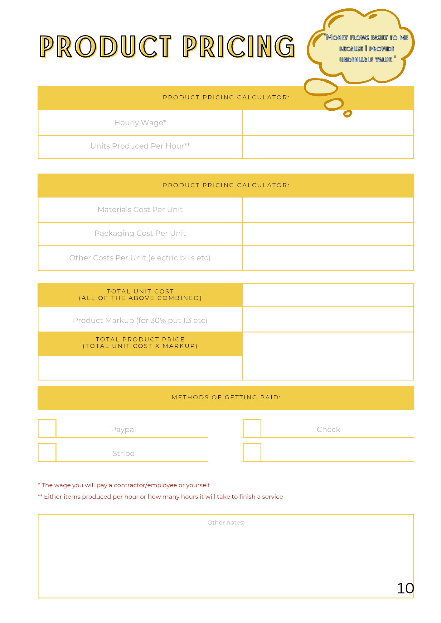 So Long Customs Product Launch Planner