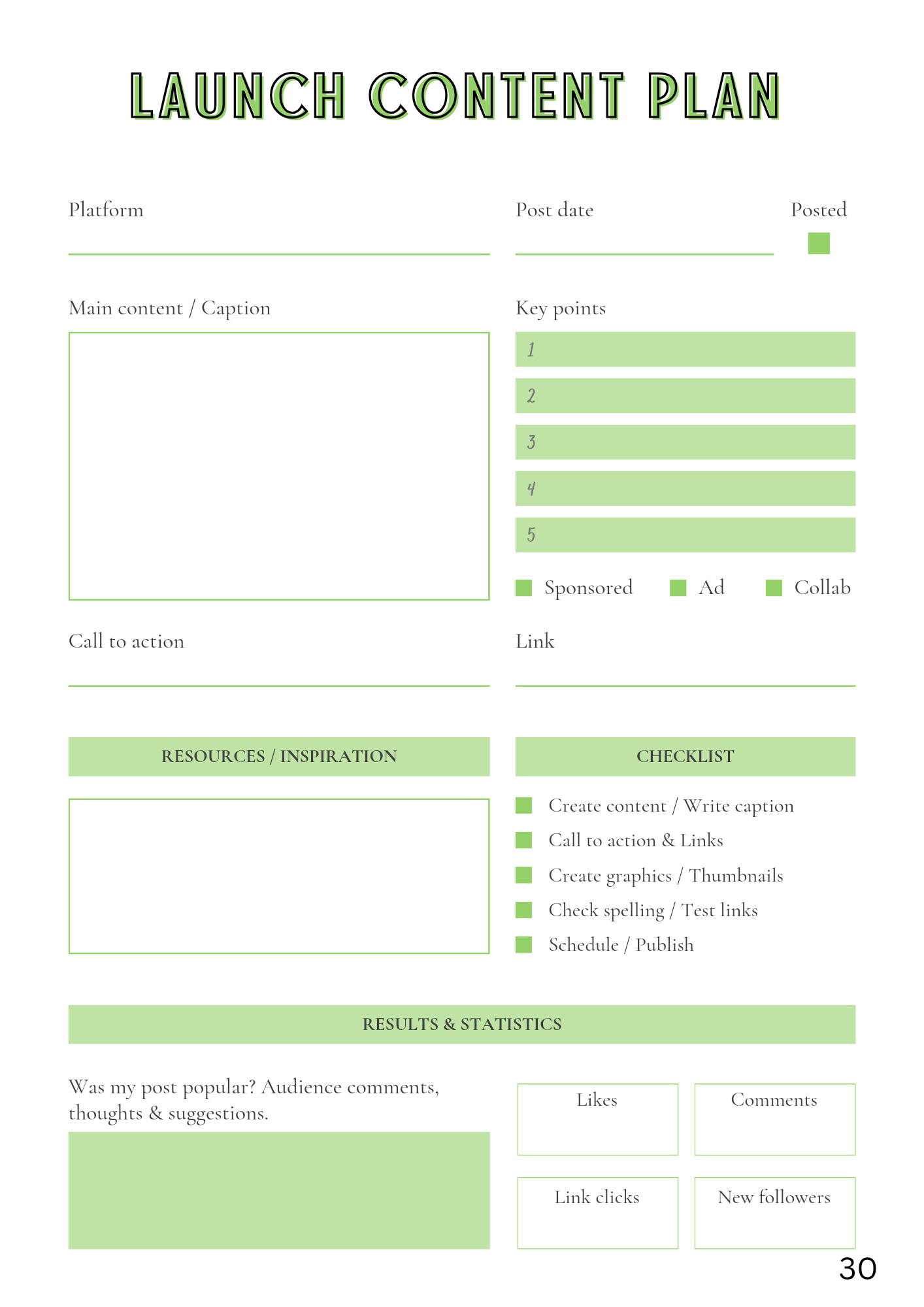 So Long Customs Product Launch Planner